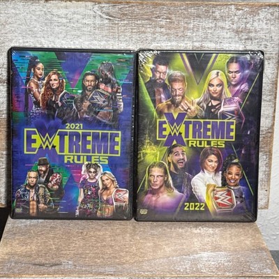 Lot of 2 WWE Extreme Rules 2021, 2022 Roman Reigns, Alexis Bliss, Liv Morgan New