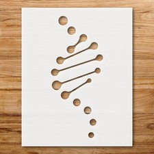 Abstract Dots and Lines Design Stencil for Creative Projects - StencilAir