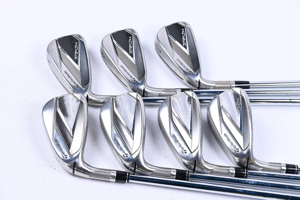 Left Hand Taylormade Stealth Irons / 5-PW+GW / Regular Flex KBS Tour Lite Shafts - Image 2 of 4