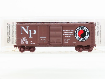 #ad N Scale Micro Trains MTL 22040 NP Northern Pacific 40#x27; Standard Boxcar #8723 $32.95