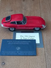 Franklin Mint 1961 Jaguar E-Type Coupe 1:24 Scale Model