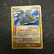 Groudon Star 111/113 EX Delta Species Holo Rare Pokemon TCG Card English 2005 on eBay