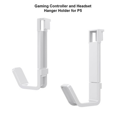 1 Pair Gaming Controller Hanging Holder Headset Hangers For PS5/PS5 Slim