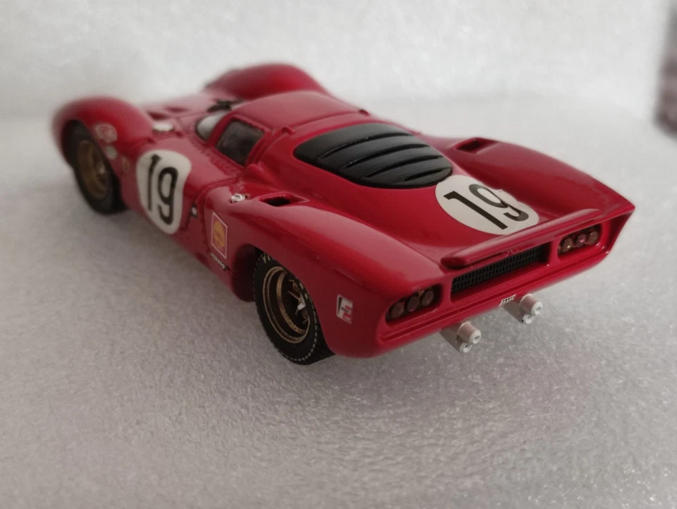 FERRARI 312 P sport coupè Le Mans 1969  #19 BEST MODEL 1/43 - Immagine 3 di 4