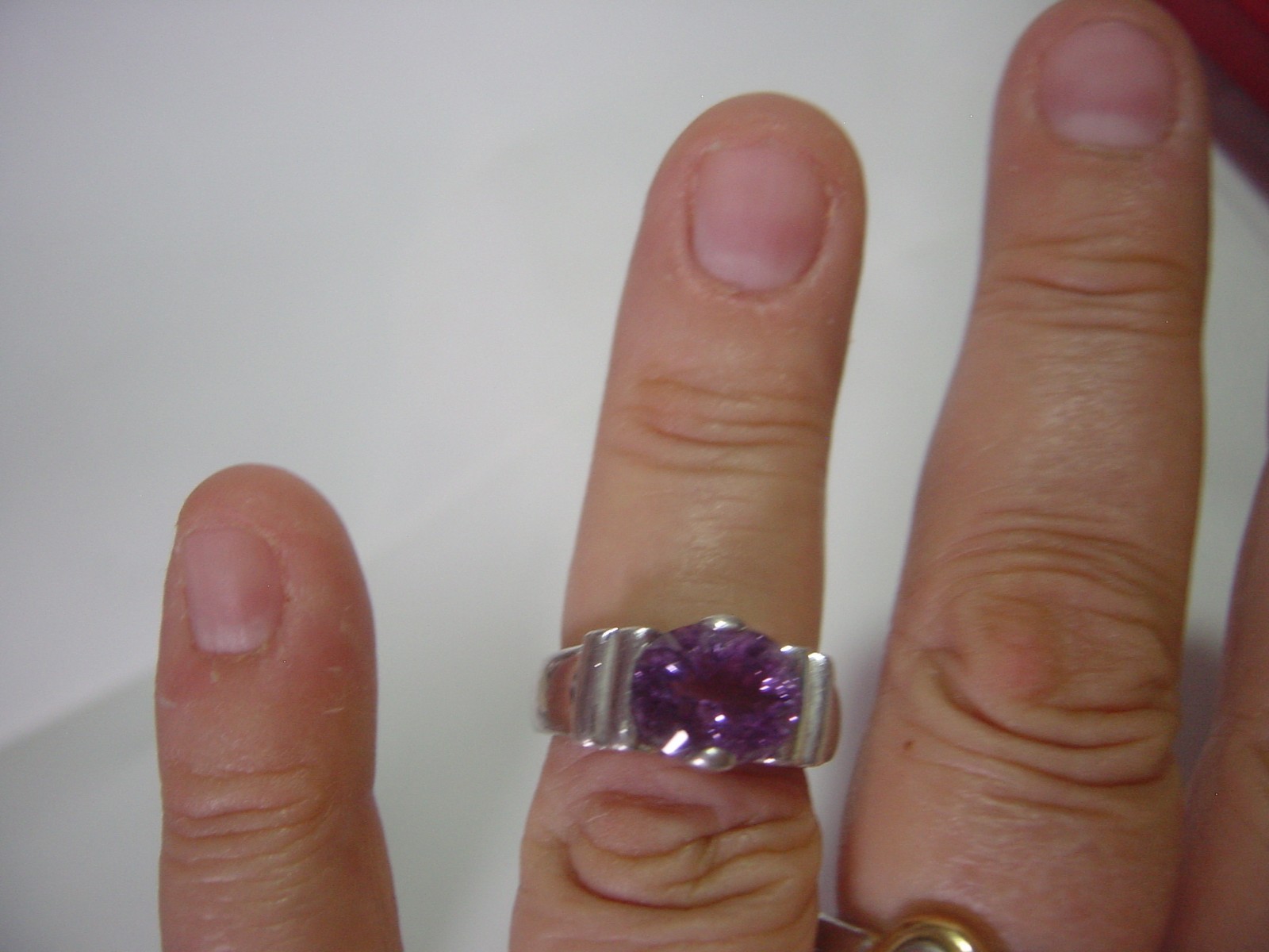 superb Solid Silver chunky Ring-large natural afr… - image 9