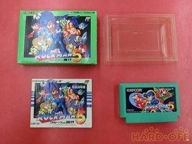 Rockman Capcom Famicom Cartridge Boxed Used with Scratches & Dents