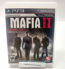 2K Games PS3 Mafia II M Action Adventure NTSC-U/C Manual Add-On Content Case