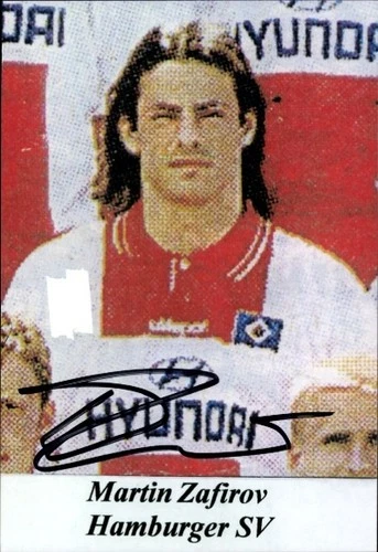 Autograph card footballer Martin Zafirov, Hamburger SV, autograph - 11497148