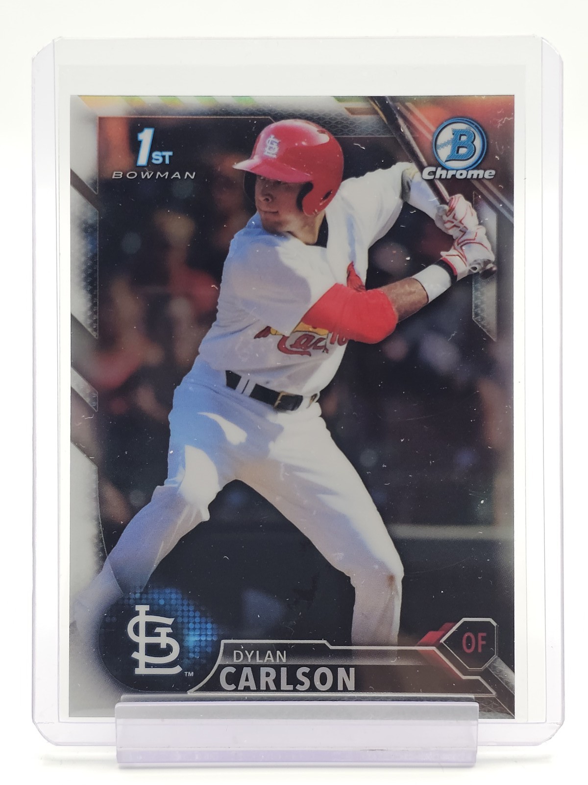 DYLAN CARLSON 2016 BOWMAN CHROME DRAFT 1ST REFRACTOR ROOKIE #BDC-3 Q0014