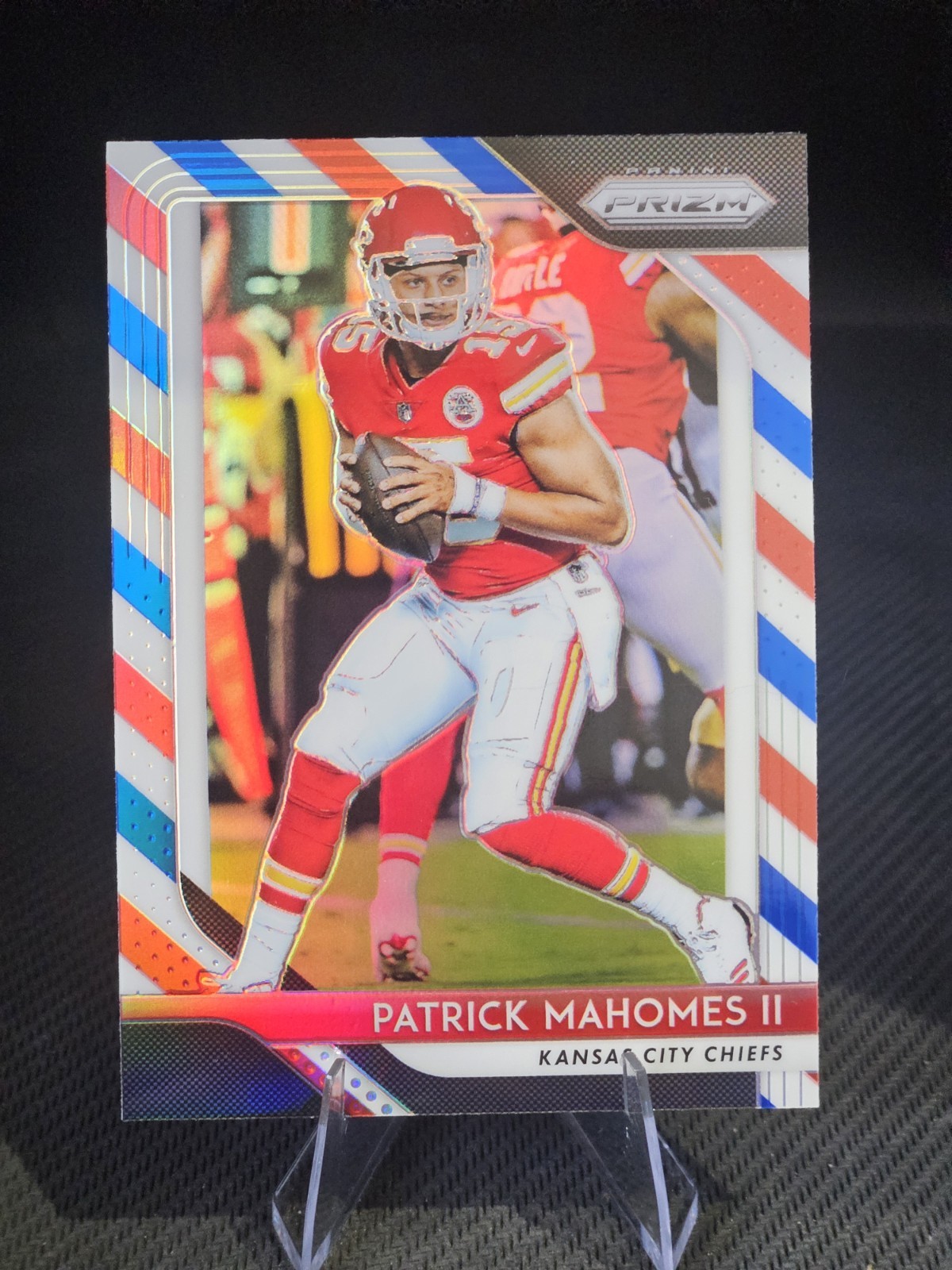 2018 Panini Prizm - Patrick Mahomes II #102 Red White & Blue Prizm