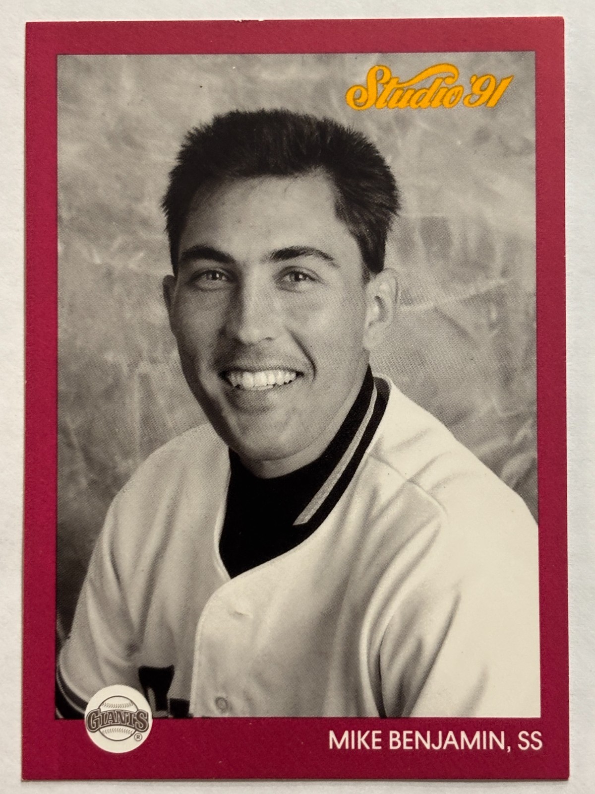 1991 Studio #252 Mike Benjamin San Francisco Giants