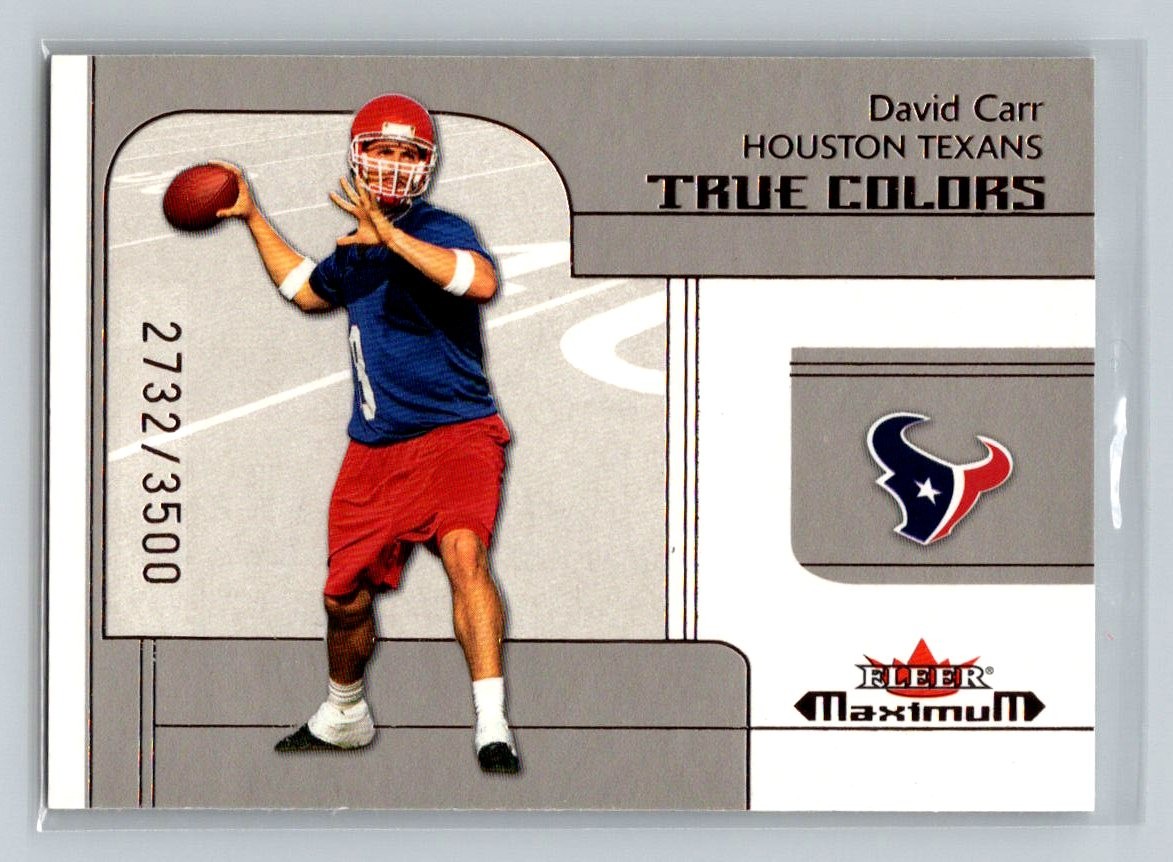 David Carr Fleer Maximum #251 Base