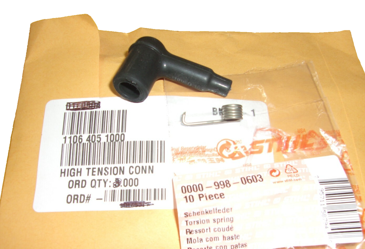 Stihl Spark Plug Boot & Spring OEM 1106-405-1000 0000-998-0603 #GM