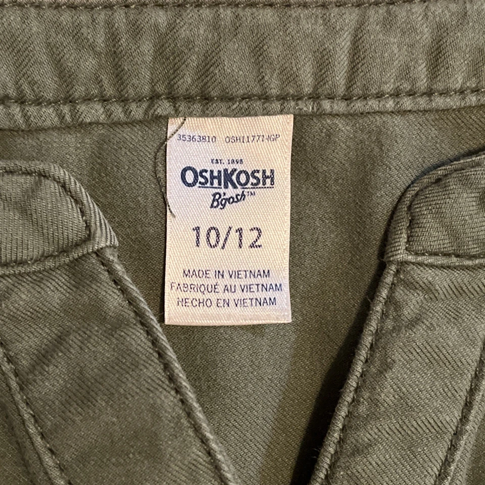Mameluco Oshkosh B’gosh verde sin mangas 10/12 cómpralo ahora haz una oferta Foto 3 de 4