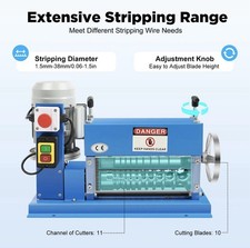Automatic Electric Wire Stripping Machine 1.5~28mm Copper Recycle Cable Stripper