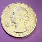 1941 S Washington Quarter DollarSan Francisco Mint .25 Cents 90% Silver