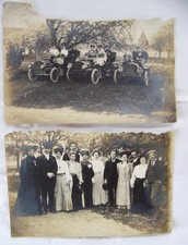 Antique Photo Brass Era Touring Cars 1910 Buick Franklin Model G Pope-hartford