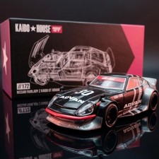 CHASE 1/64 Mini GT KHMG172 Nissan Fairlady Z Advan Kaido House Raw Metal JDM