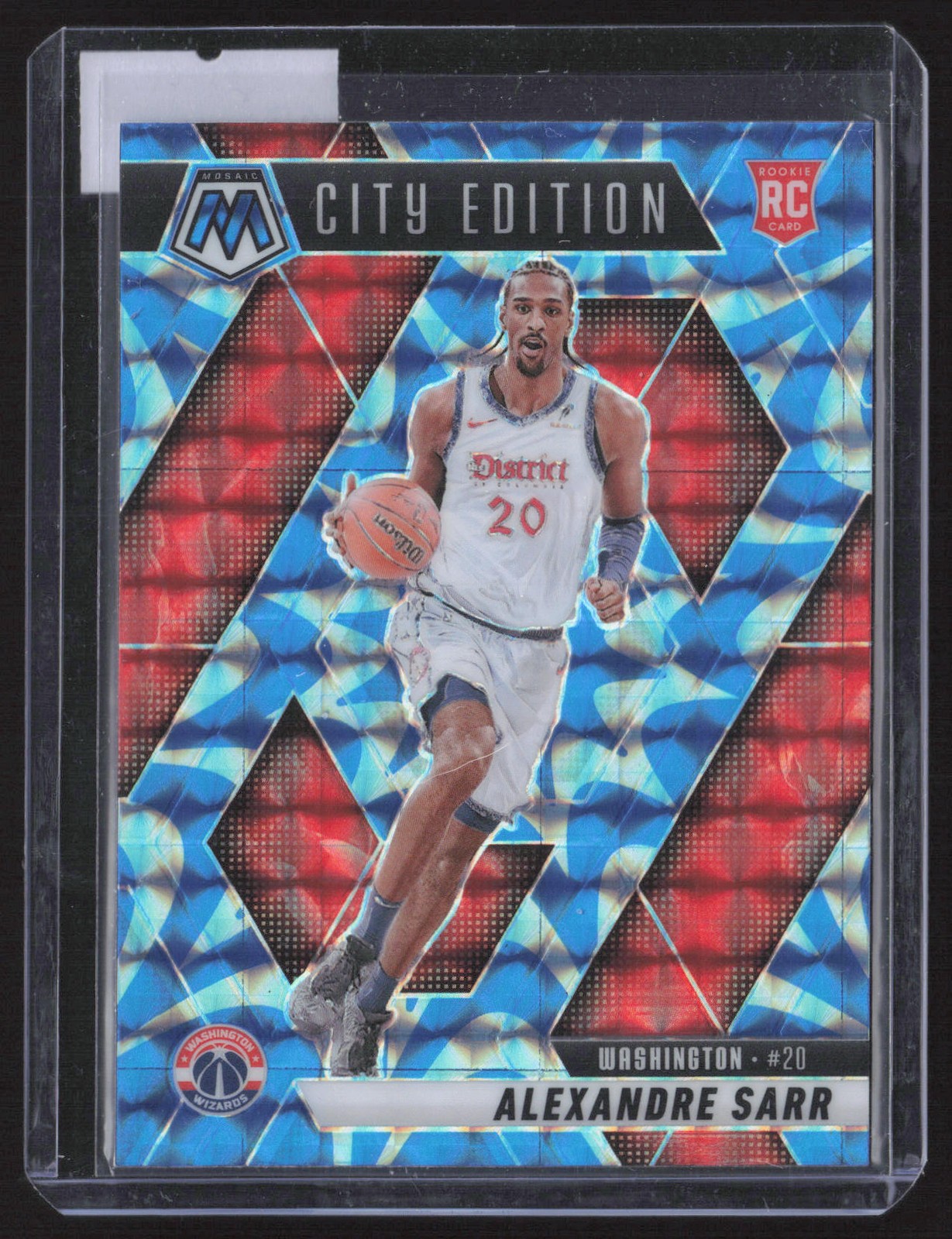 Alexandre Sarr 2024-25 Panini Mosaic Reactive Blue Mosaic #278 RC