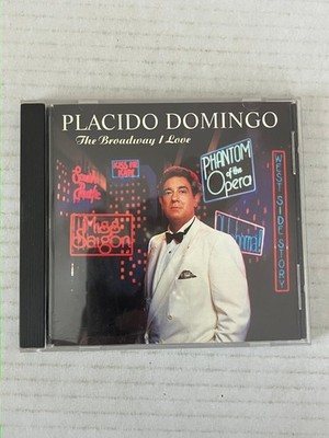 Placido Domingo   The Broadway I Love CD 1991 Broadway Show Tunes Atlantic