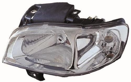 ABAKUS Left Main Headlight 445-1111L-LD-EM H4 Halogen With LWR No Bulb