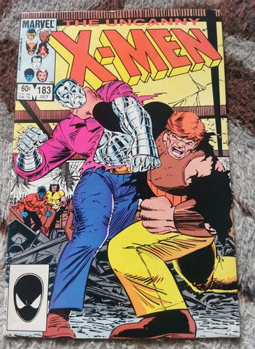 UNCANNY X-MEN # 183 1984 JUGGERNAUT VS COLOSSUS ! CHRIS CLAREMOUNT ! ROGUE !