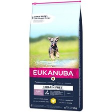 Eukanuba With Chicken Grain Free Small Breed Balanced Puppy Dry Dog Food *12kg* 4.83 per kilo