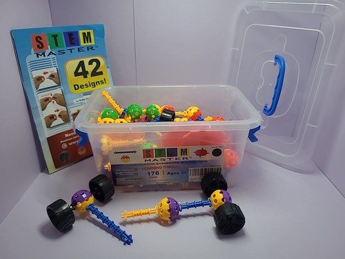 176 Durable Pieces STEM Master Toys Construction Engineering Building Set