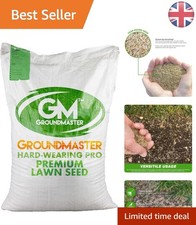 20KG Lawn Grass Seed - Fast Germination for Family Lawns & Gardens 9.35 per kilo