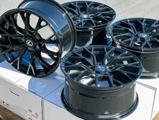 4 New Black Wheels 17x8 Rims 17 Fits Lexus Gs200t Gs250 Gs300 Gs300h Gs350