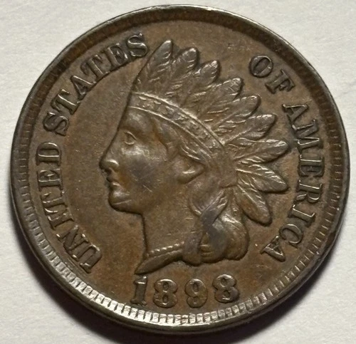 1898 Indian Head Cent — XF condition 🔥 Original Surfaces