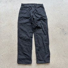 Vintage 90s Dickies Black Workwear Carpenter Jeans 32x32 1990s