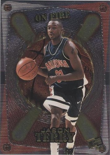 JASON TERRY 1999 PRESS PASS Autographed Signed BASKETBALL Card 