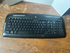 Logitech EX110 Cordless Desktop Wireless Keyboard No USB Receiver USED