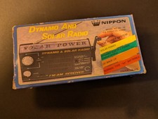 Nippon DC-10 Dynamo Solar Radio FM AM Receive...