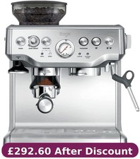 Sage The Barista Express BES875UK Bean to Cup Coffee Machine Stainless Steel*