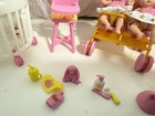 Silicone Babies For Barbie: Twin Girls W/Crib, Chair, Stroller, 2Outfits & Other — photo 5