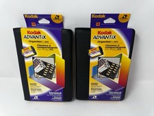 Kodak Advantix APS Film Organizer Storage Case Holds 12 Cassettes Lot of 2 New