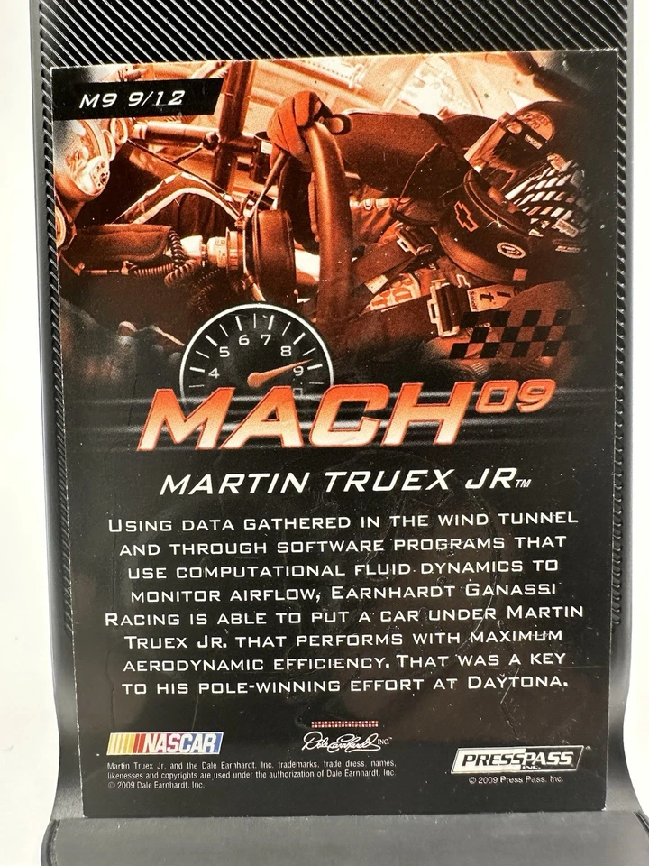 2009 Press Pass Stealth Mach 09 #M9-9 Martin Truex Jr. NASCAR Racing - Image 3 of 4