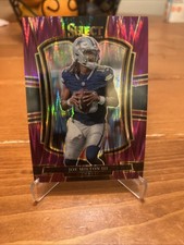 2025 Select Joe Milton III purple Shock Parallel SP/699 Cowboys