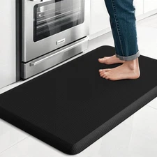 Kitchen Mat, Cushioned Thick Floor Comfort Mat, with Non-Slip Bottom, Water &...