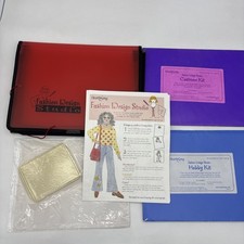 Vintage 2005 Hearthsong Fashion Design Studio Craft Kit Incomplete