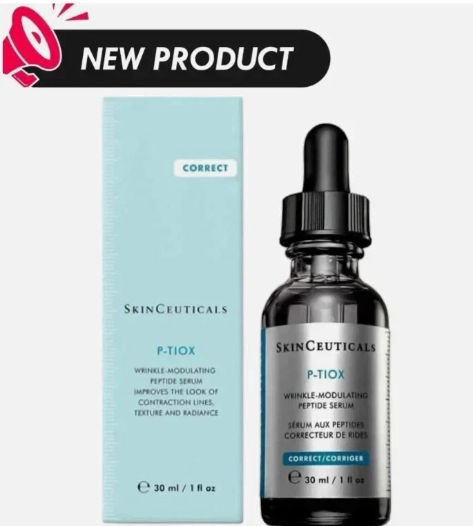 BRANDED Skinceuticals P-TIOX Wrinkle-Modulating Peptide Serum 1.0oz/30ml
