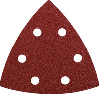 Haft-Schleifdreiecke, Holz & Metall, Edelkorund, 93 Mm, K 120