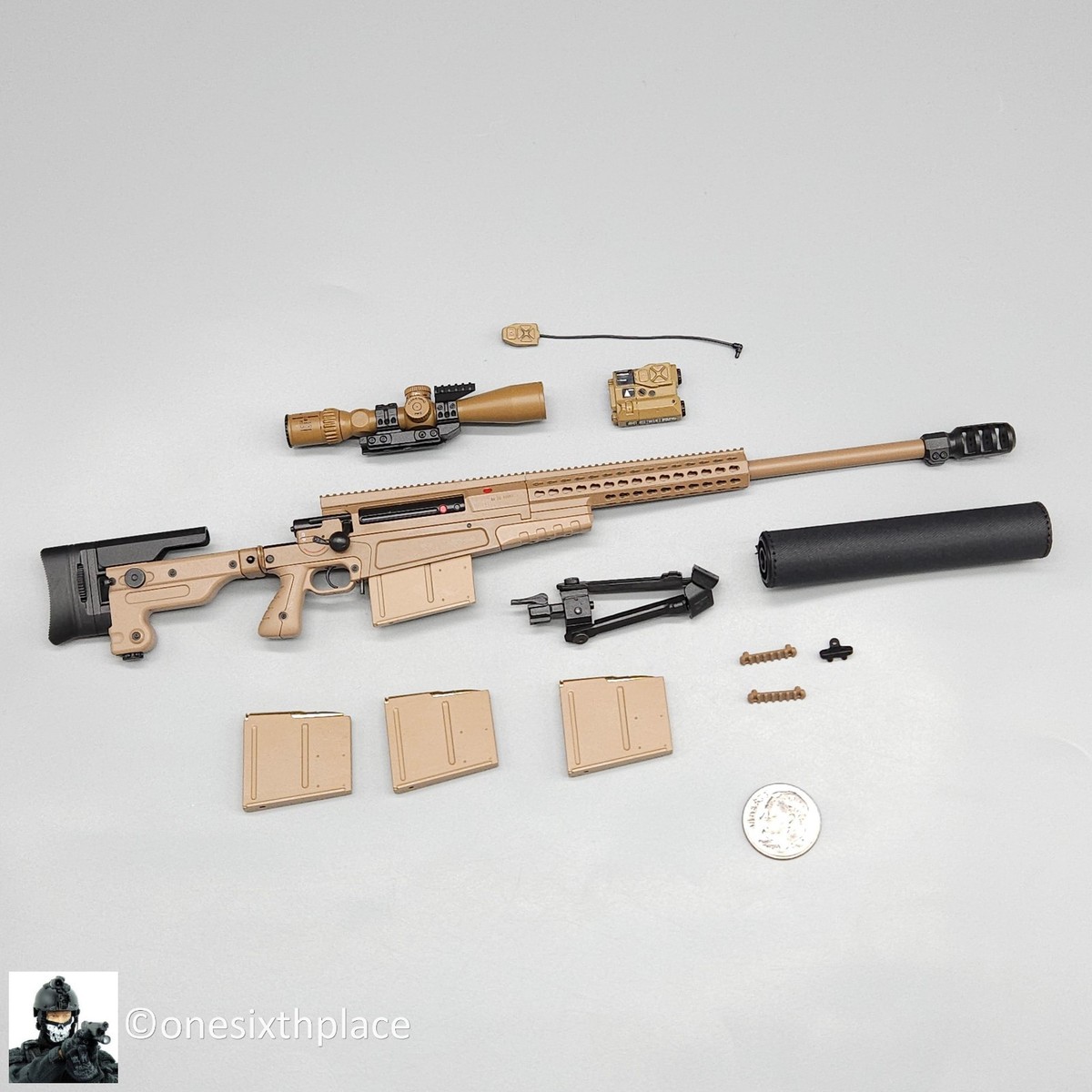 1:6 scale Easy & Simple Coalition Forces British SAS AX50 Sniper