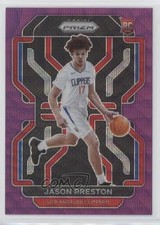2021-22 Panini Prizm Purple Wave Prizm Jason Preston #327 10bz