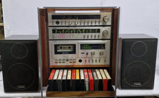 Ferguson HiFi System 30 Stereo Separates, Amp, Tape, Tuner, Speakers  Cabinet.