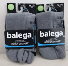 Balega 8025/0339 Unisex Sz Medium Charcoal Gray Hidden Comfort Low Cut Socks