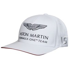 Image of Aston Martin F1 Official Driver Lance Stroll Mens White Cap