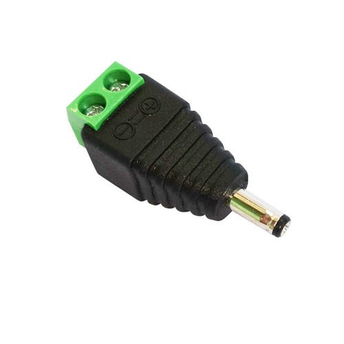 DC Power Balun Connector 3.5x1.35mm Cable Adapter Jack Plug Male Female CAMERA - Picture 6 of 8